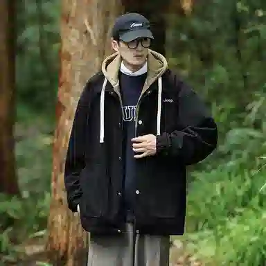 Jeep Vintage Logo Hoodie Jacket