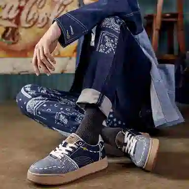 Lee Retro Denim Sneakers