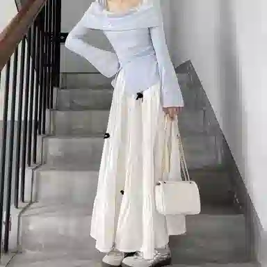 木清清 法式简约气质长袖时尚裙装套装 女款