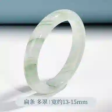 贝戈丽丝 古典气质清冷感 美人远山黛贵妃镯 新中式古风汉服旗袍百搭 吉祥如意 平安顺遂天然 天山翠 手镯 女款