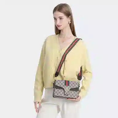 PESASRIE Small Square Bag Brown