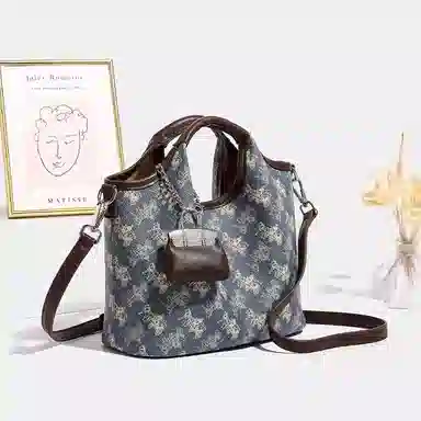 PESASRIE Blue Handbag