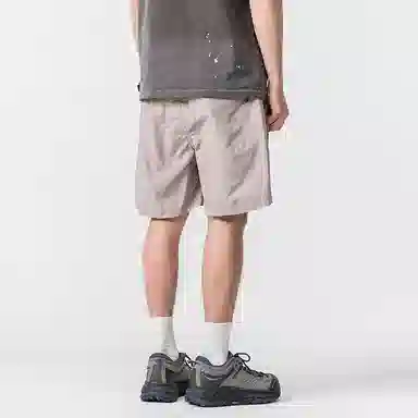 赞仕 户外速干防水拼色宽松轻薄透气机能五分工装短裤 男款