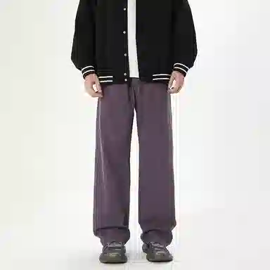 赞仕 美式休闲百搭宽松牛仔裤 男女同款