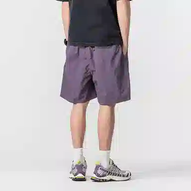 赞仕 户外速干防水拼色宽松轻薄透气机能五分工装短裤 男款