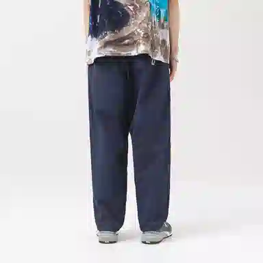 赞仕 纯色百搭简约宽松休闲裤 男女同款