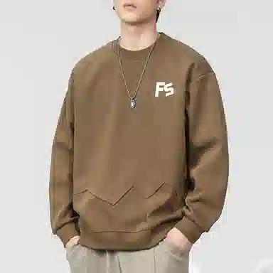 赞仕 潮牌美式宽松高级感卫衣 男女同款