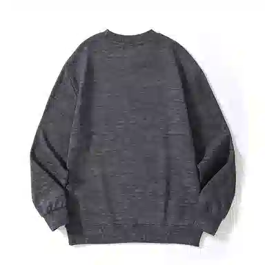 赞仕 字母印花宽松简约卫衣 男女同款 深灰色