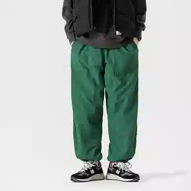 赞仕 纯色百搭简约宽松休闲裤 男女同款