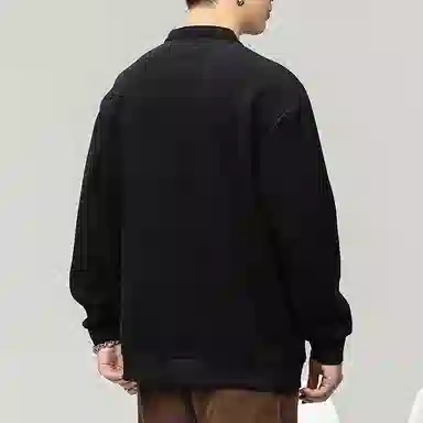 赞仕 美式时尚百搭长袖卫衣 男款