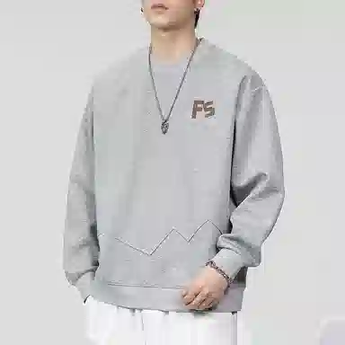 赞仕 潮牌美式宽松高级感卫衣 男女同款