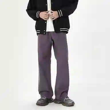 赞仕 美式休闲百搭宽松牛仔裤 男女同款