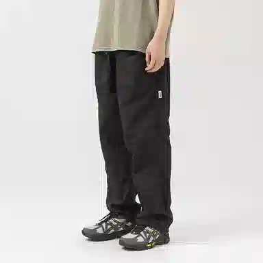 赞仕 纯色百搭简约宽松休闲裤 男女同款