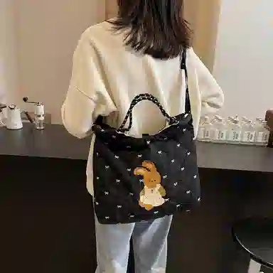 Champion Teddy Bear Tote Bag