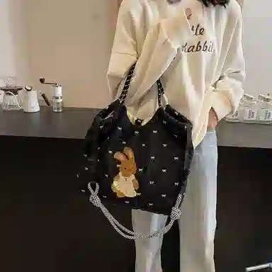 Champion Teddy Bear Tote Bag