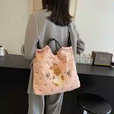Champion Teddy Bear Tote Bag