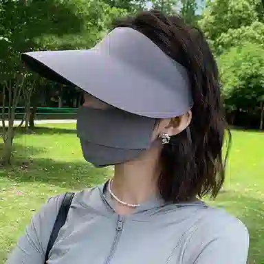 杨同学 骑车吹不翻 锦纶 防晒帽 女款