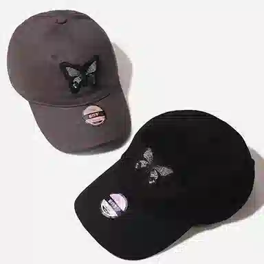 杨同学 蝴蝶结百搭显脸小 棉 鸭舌帽 男女同款情侣款