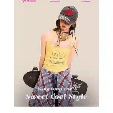 杨同学 杨同学复古 棉 鸭舌帽 男女同款情侣款