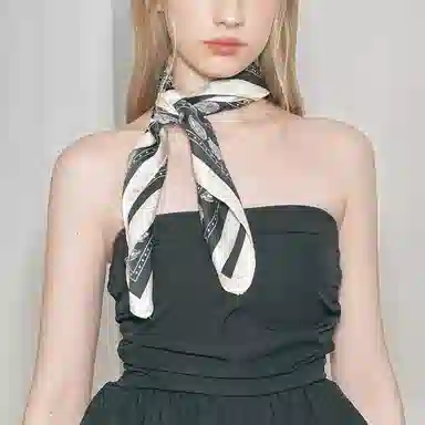 杨同学 法式复古多用大方巾 涤纶 丝巾 女款