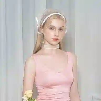 杨同学 复古亮片头饰防晒包 涤纶 头巾 女款