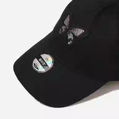 杨同学 蝴蝶结百搭显脸小 棉 鸭舌帽 男女同款情侣款