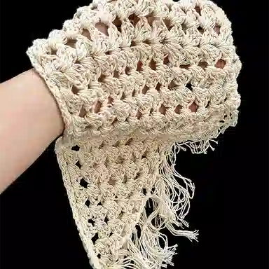 杨同学 田园风 棉线 头巾 女款