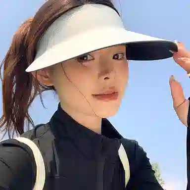 杨同学 全脸空顶帽 锦纶 防晒帽 女款