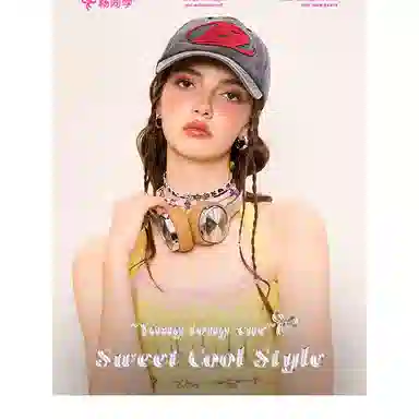 杨同学 杨同学复古 棉 鸭舌帽 男女同款情侣款