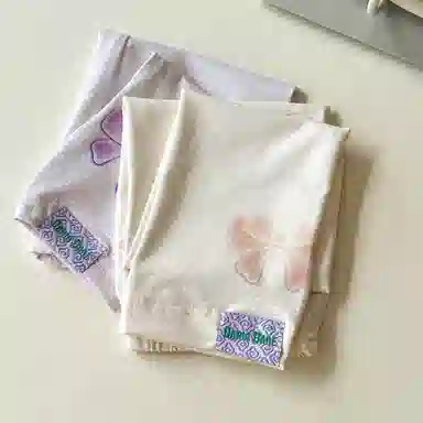 杨同学 小众蝴蝶结图案冰袖 仿锦纶 防晒袖 女款