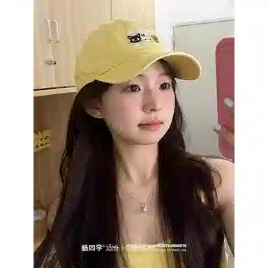 杨同学 卡通 棉 鸭舌帽 男女同款情侣款