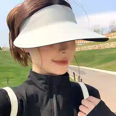 杨同学 全脸空顶帽 锦纶 防晒帽 女款