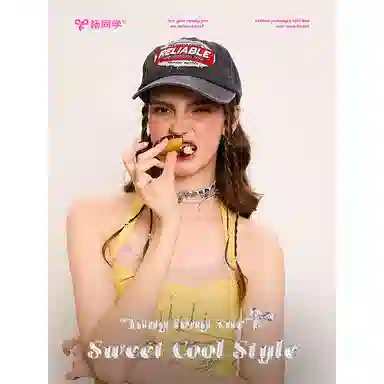 杨同学 杨同学韩版大头围 棉 鸭舌帽 男女同款情侣款