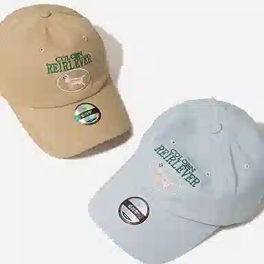 杨同学 英文小狗 腈纶 鸭舌帽 男女同款情侣款