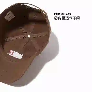 杨同学 百搭显脸小休闲帽大头围 棉 鸭舌帽 男女同款情侣款