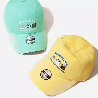 杨同学 动物刺绣百搭 棉 鸭舌帽 男女同款情侣款