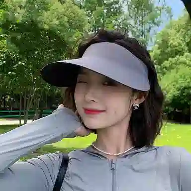 杨同学 骑车吹不翻 锦纶 防晒帽 女款