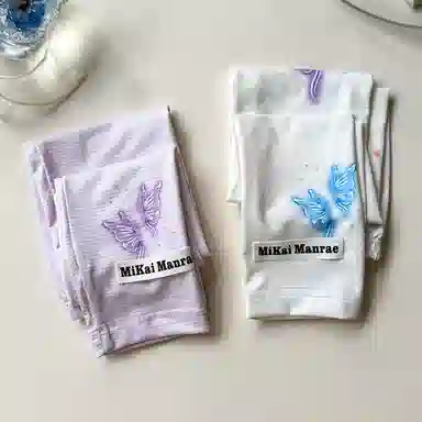 杨同学 小众渐变蝴蝶 涤纶 防晒袖 女款