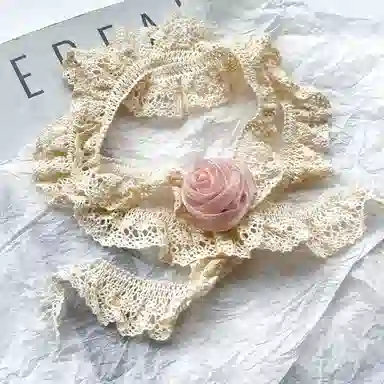 杨同学 玫瑰颈带 丝巾 女款