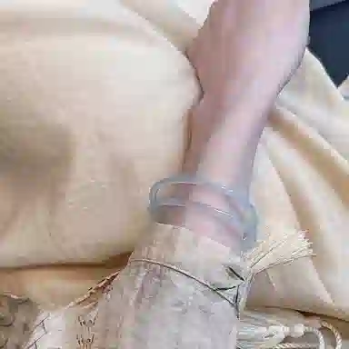 御龙镜 荔枝冻新中式古风一步一响清冷感优雅温柔天蓝色清透莹润温婉双圈美人条 玉髓 玉石手镯 女款