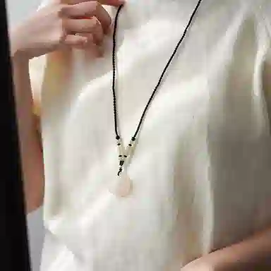 御龙镜 貔貅平安扣 新中式复古民族风 招财转运 时来运转 小众设计感#好运 玉髓 吊坠 男女同款情侣款