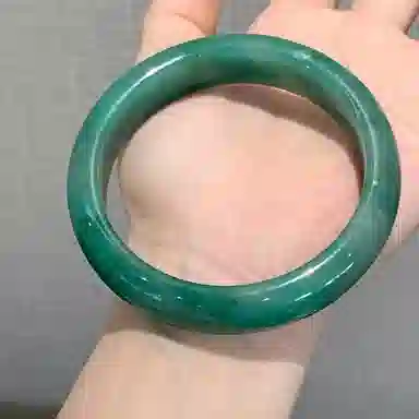 御龙镜 古典飘花  国风新中式旗袍精致气质福禄双全温润#好运 非洲翠 手镯 女款
