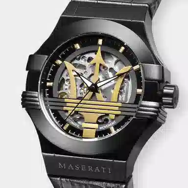 Maserati 42MM Black Dial