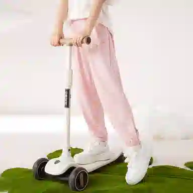 红豆 字母印花薄款束脚休闲裤 儿童款