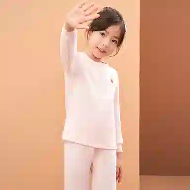 红豆 百搭舒适亲肤柔软简约大方保暖套装青少年