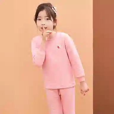 红豆 百搭舒适亲肤柔软简约大方保暖套装青少年