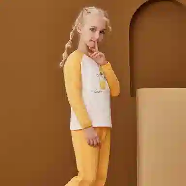 红豆 舒适亲肤百搭柔软可爱简约大方保暖套装青少年