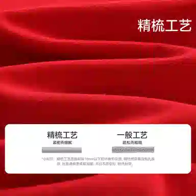 红豆家居服 动物图案圆领长袖上衣舒适长裤 中国红青少年