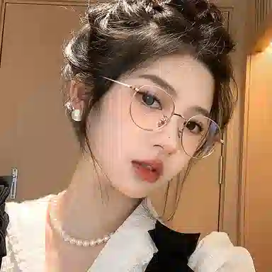 【联系客服可配度数】 苍木优品 专业网上配散光近视可配度数超轻纯钛多边形 β钛 不规则形 光学镜架 男女同款情侣款