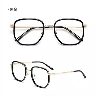 苍木优品 近视可定制防雾防蓝光冷茶色素颜大框大脸显瘦圆脸防蓝光 光学镜架 男女同款情侣款